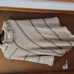 Arianna by Howard's hooded Poncho sweater